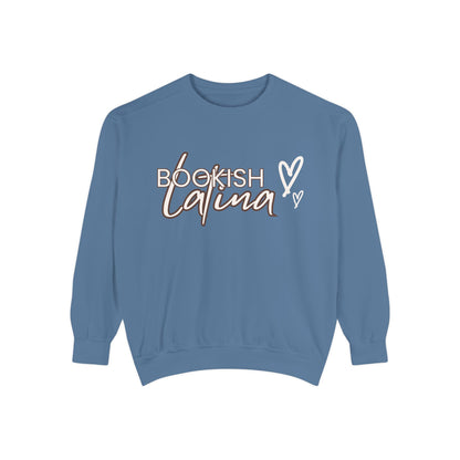 Bookish Latina Sweatshirt- with hearts design