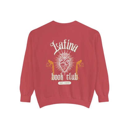 Latina Book Club Sweatshirt with Heart Anatomy Design