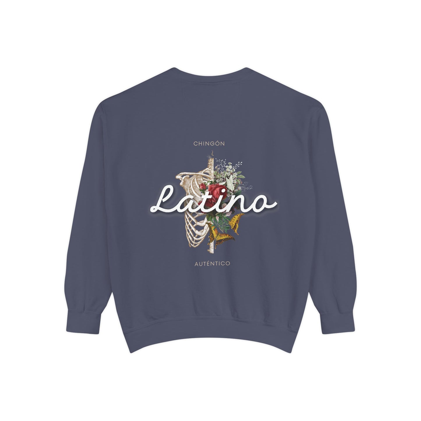 Sweatshirt - Chingon Latino Calavera Heart Design