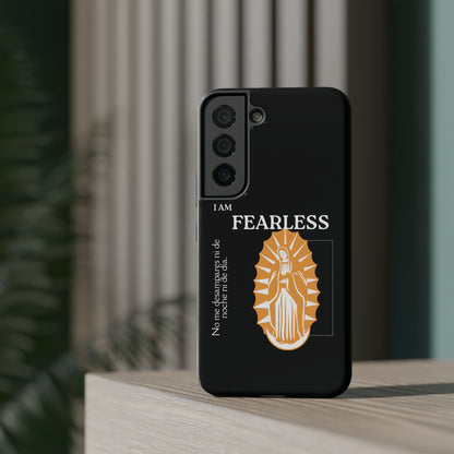 Fearless Impact-Resistant Phone Case, Protective Cover, Inspirational Gift, Unique Design, Motivational Cell Phone Case