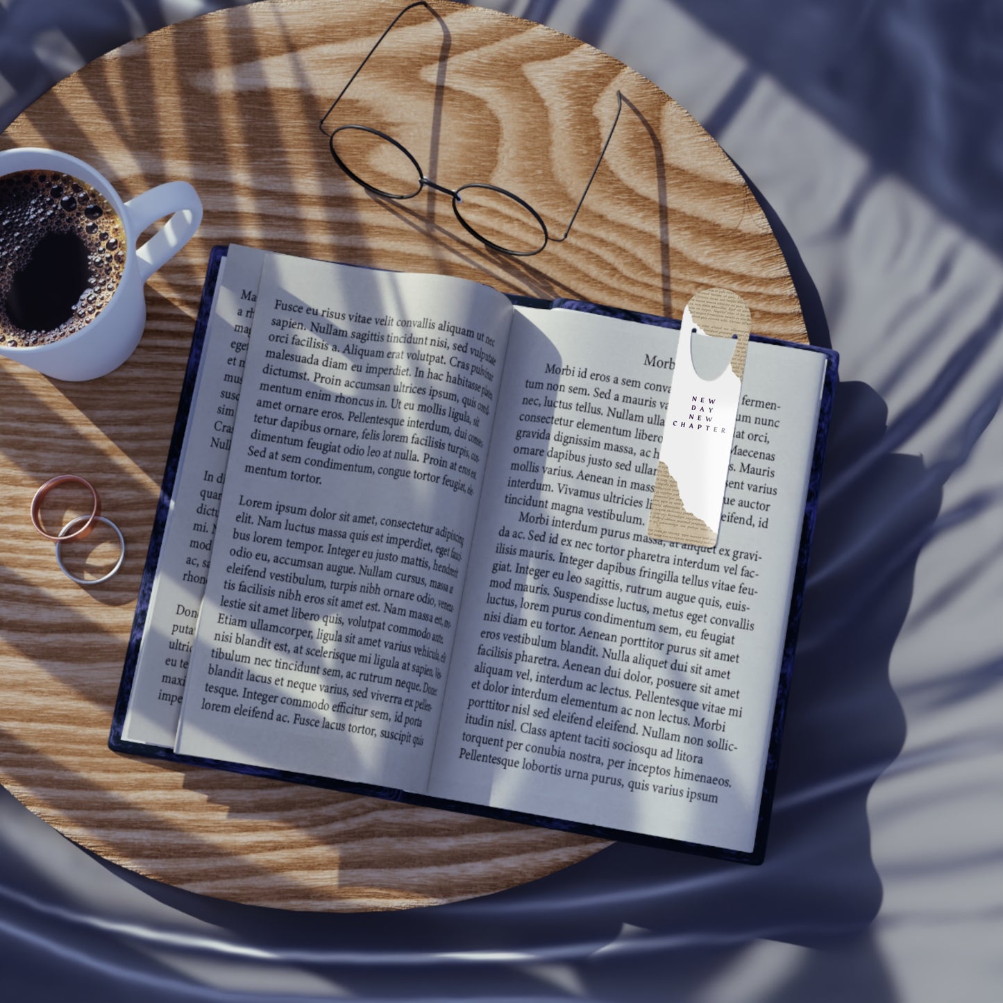 Bookmark - 'New Day New Chapter' Typography Design