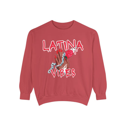 Garment-Dyed Sweatshirt - Latina Vibes