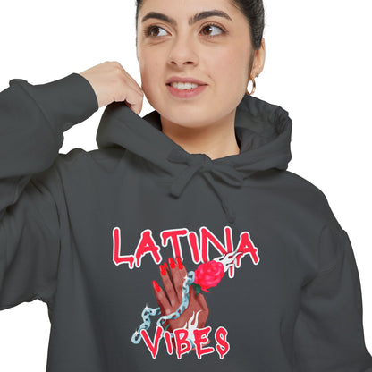 Garment-Dyed Hoodie - Latina Vibes