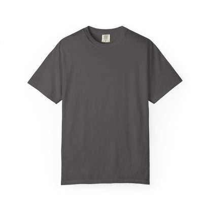 Bookish Latino Garment-Dyed T-shirt with Candles and Books Design