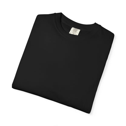 Bookish Latino Garment-Dyed T-shirt with Candles and Books Design