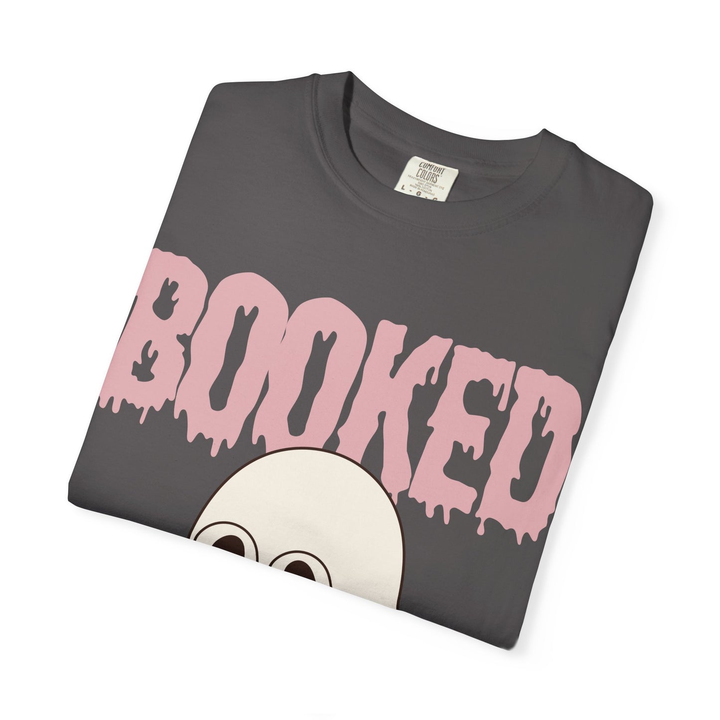 Booked Ghost with Coffee Unisex T-shirt