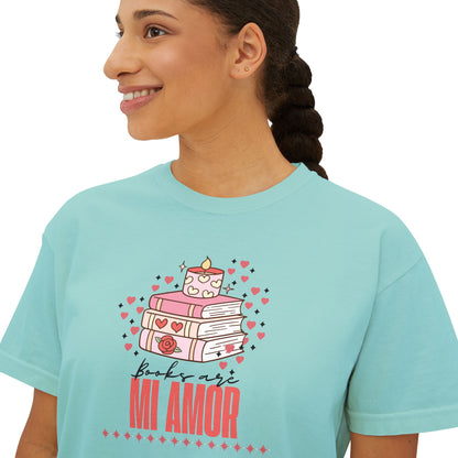 Books Are Mi Amor Boxy Tee