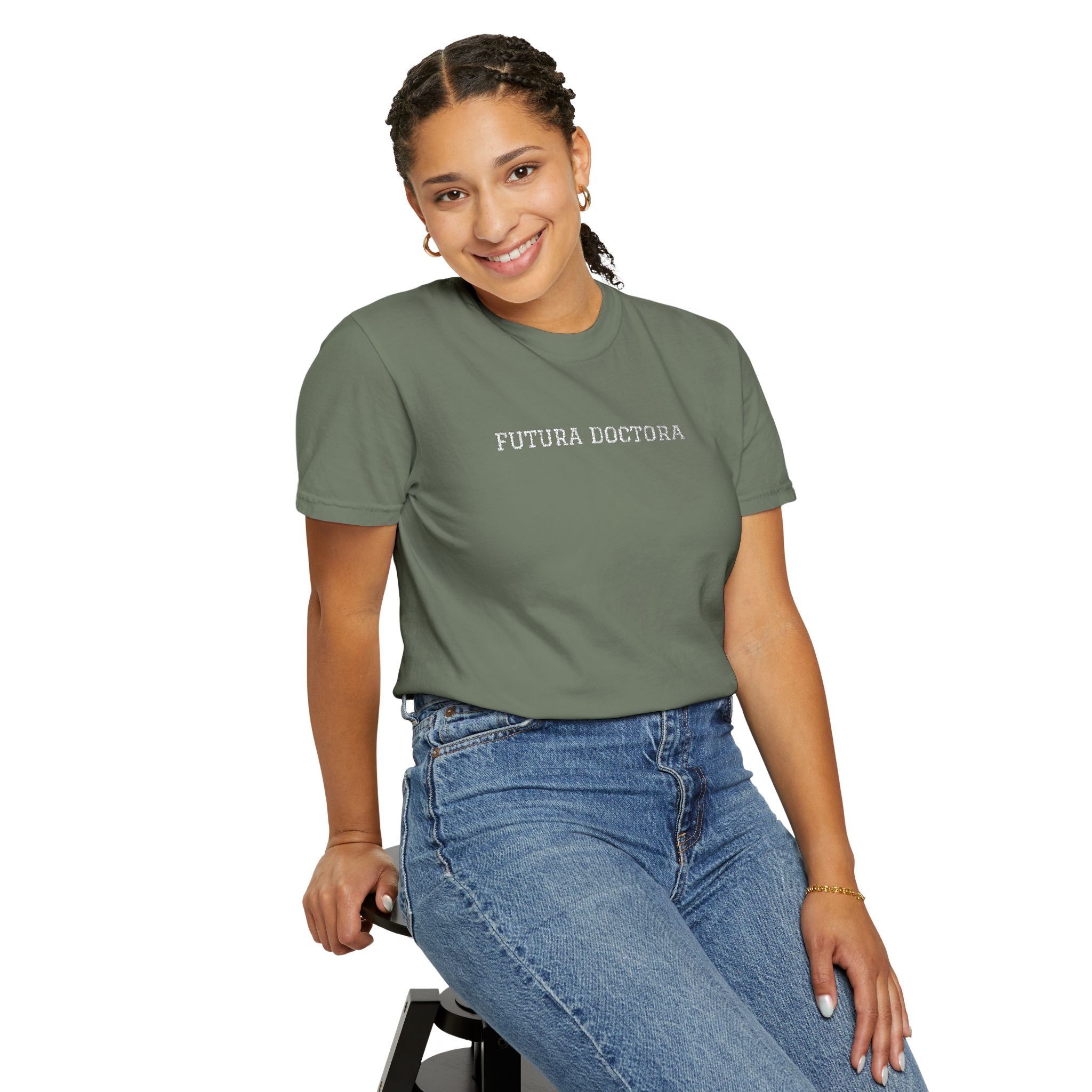 College T-Shirt — “Futura Doctora” Design