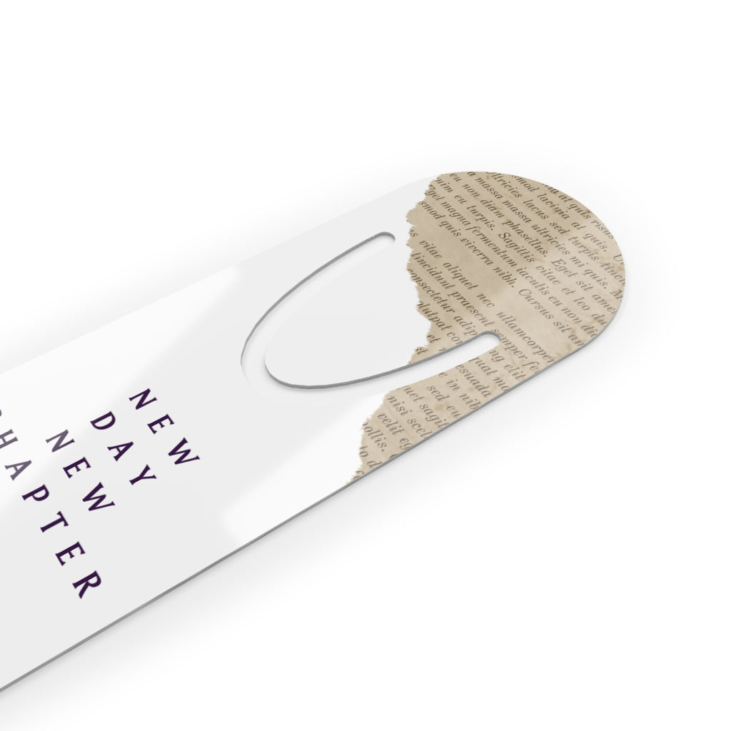 Bookmark - 'New Day New Chapter' Typography Design