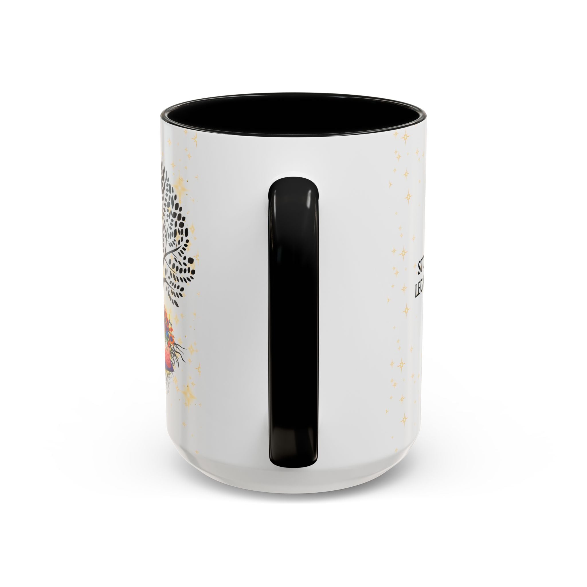 Coffee Mug - Stories are Legacies Too with Catrina, Tree, and Book Design