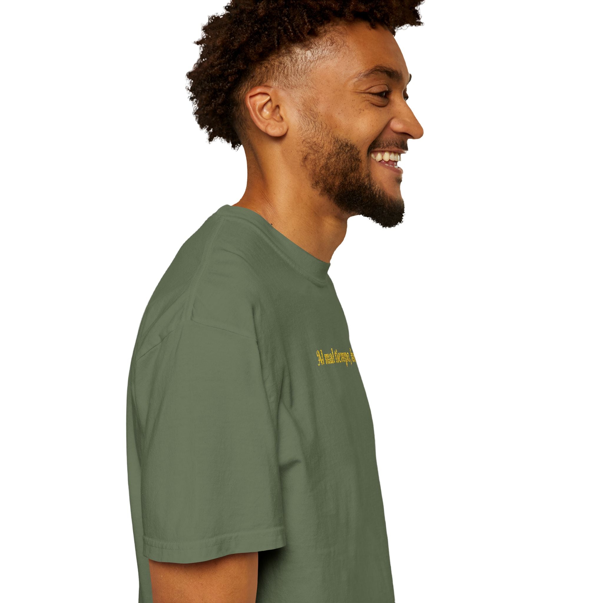 Embroidered Unisex T-shirt - Al mal tiempo, buena cara