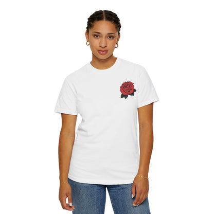 Skull and Roses Tshirt - Amor Eterno Design