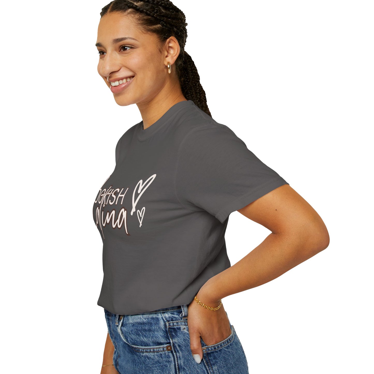 Bookish Latina Unisex T-Shirt- with hearts design