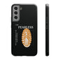 Fearless Impact-Resistant Phone Case, Protective Cover, Inspirational Gift, Unique Design, Motivational Cell Phone Case