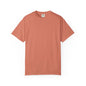 Bookish Latino Garment-Dyed T-shirt with Candles and Books Design