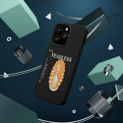 Fearless Impact-Resistant Phone Case, Protective Cover, Inspirational Gift, Unique Design, Motivational Cell Phone Case