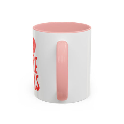 Mug with Heart Design for Book Lovers