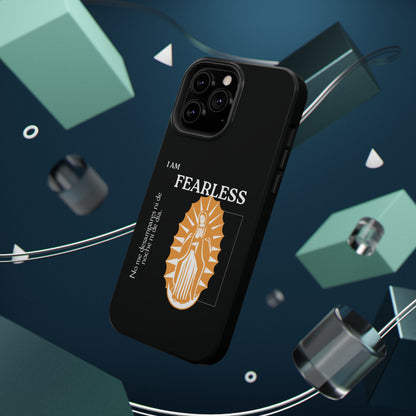 Fearless Impact-Resistant Phone Case, Protective Cover, Inspirational Gift, Unique Design, Motivational Cell Phone Case