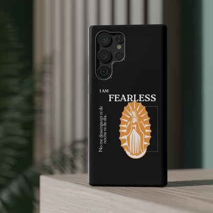 Fearless Impact-Resistant Phone Case, Protective Cover, Inspirational Gift, Unique Design, Motivational Cell Phone Case