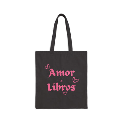 Tote Bag Love Amor y libros with Hearts