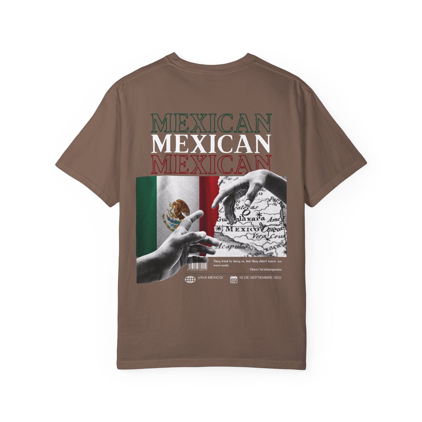 Mexican Flag Unisex T-shirt - Strength and Pride Design