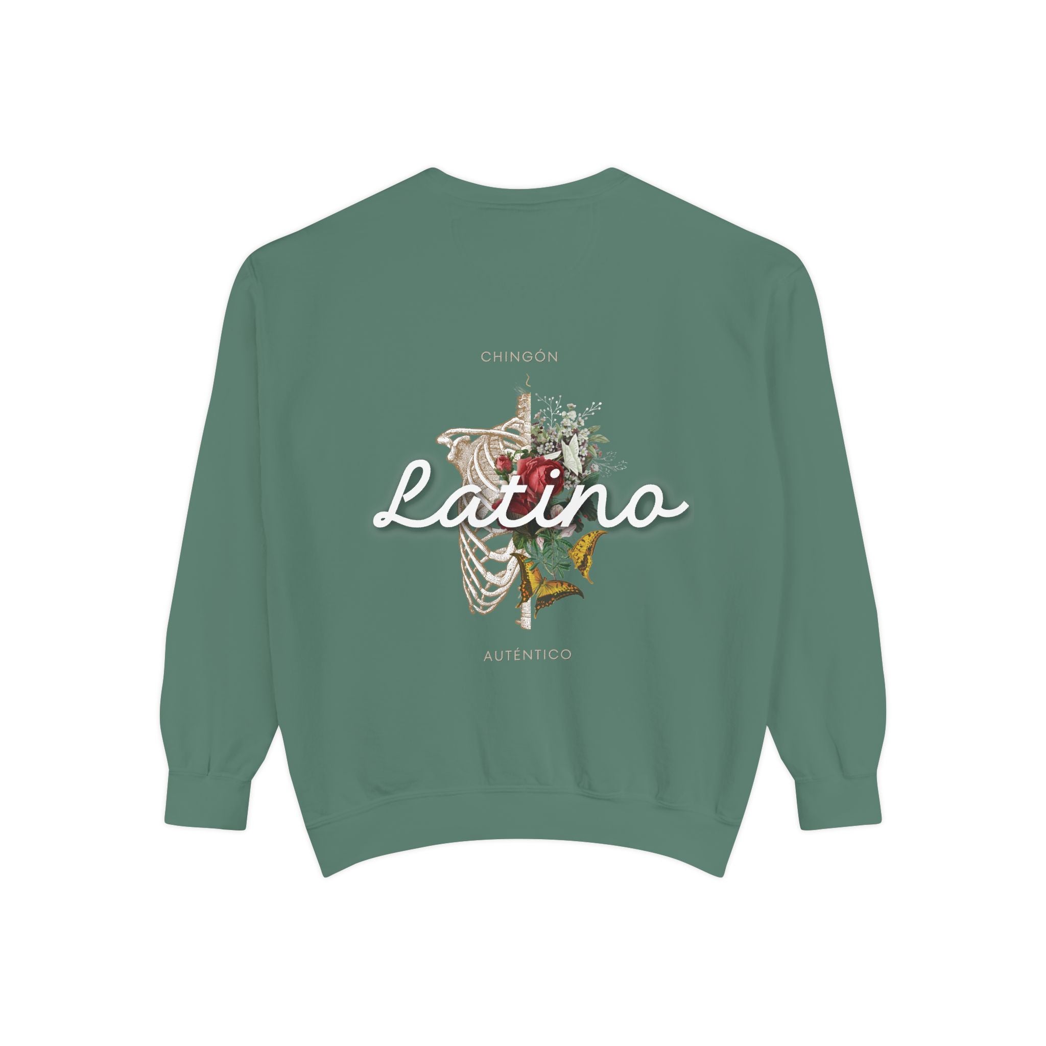 Sweatshirt - Chingon Latino Calavera Heart Design