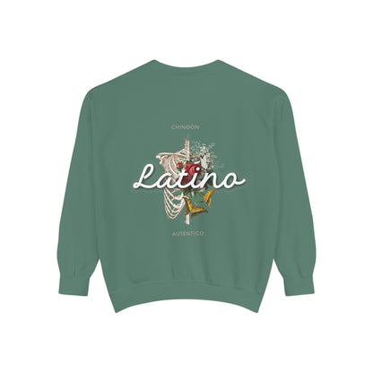 Sweatshirt - Chingon Latino Calavera Heart Design