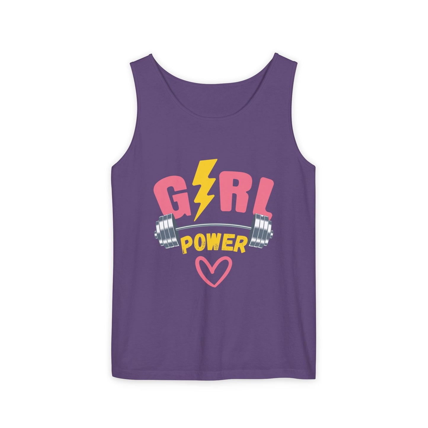 Empower Her: Girl Power Garment Dyed Tank Top