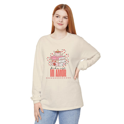 Books Are Mi Amor Unisex Long Sleeve T-Shirt