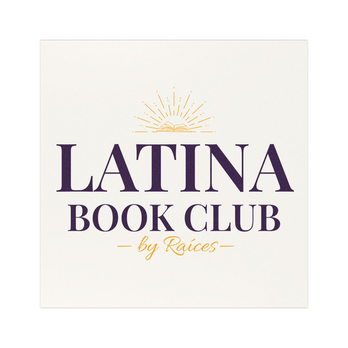 Latina Book Club Car Magnet — 'Latina Book Club by Raíces' Decorative Vehicle Magnet