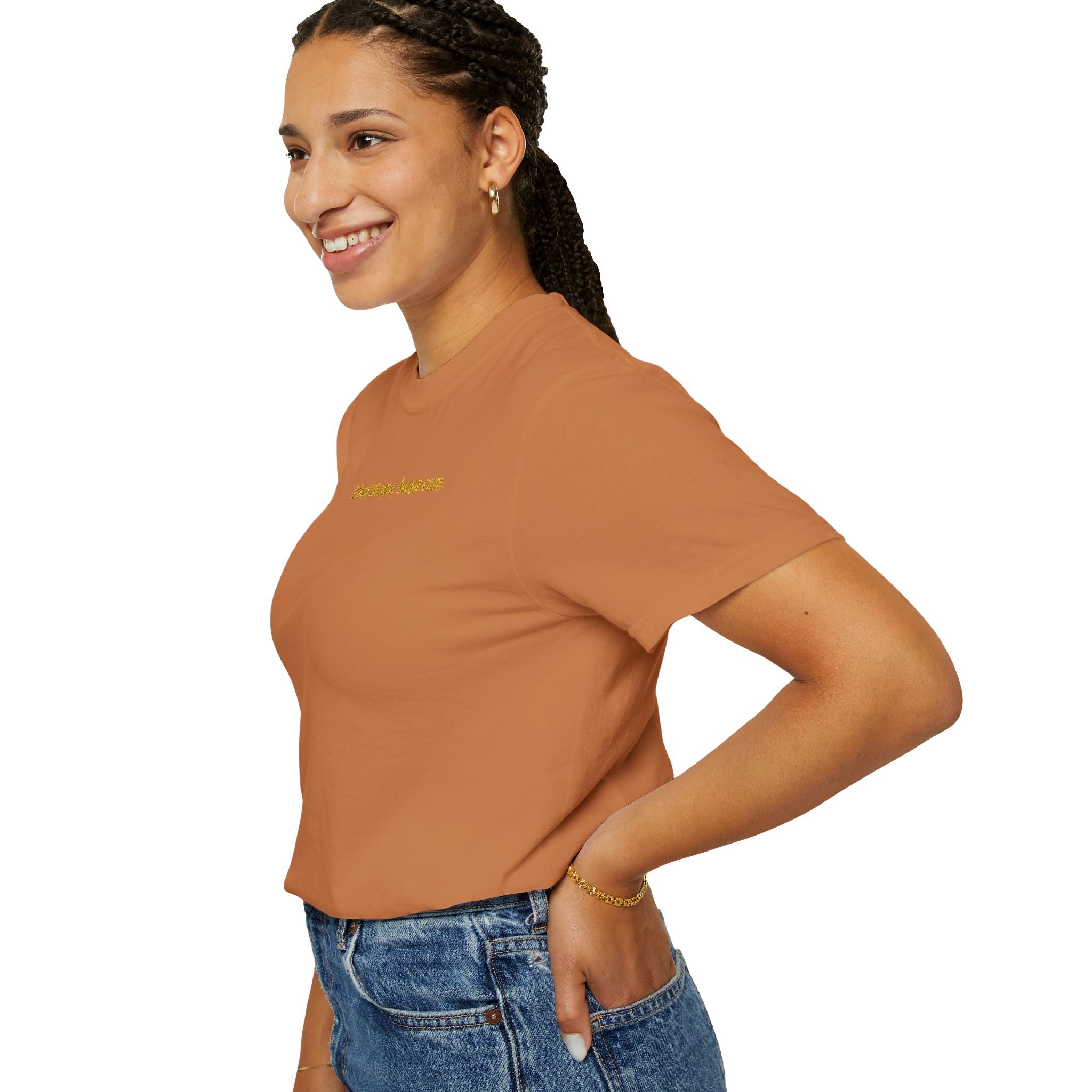 Embroidered Unisex T-shirt - Al mal tiempo, buena cara