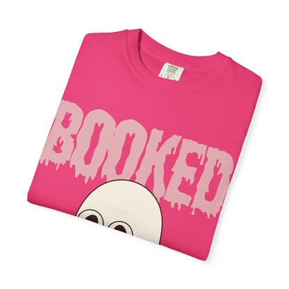 Booked Ghost with Coffee Unisex T-shirt