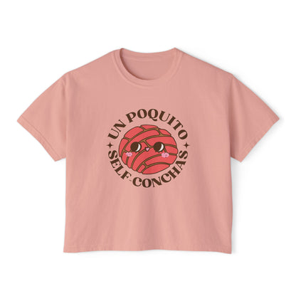 Boxy Tee with Un Poquito Self Conchas and Cute Concha Design