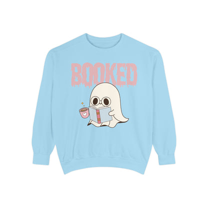 Booked Ghost with Coffee Sweatshirt