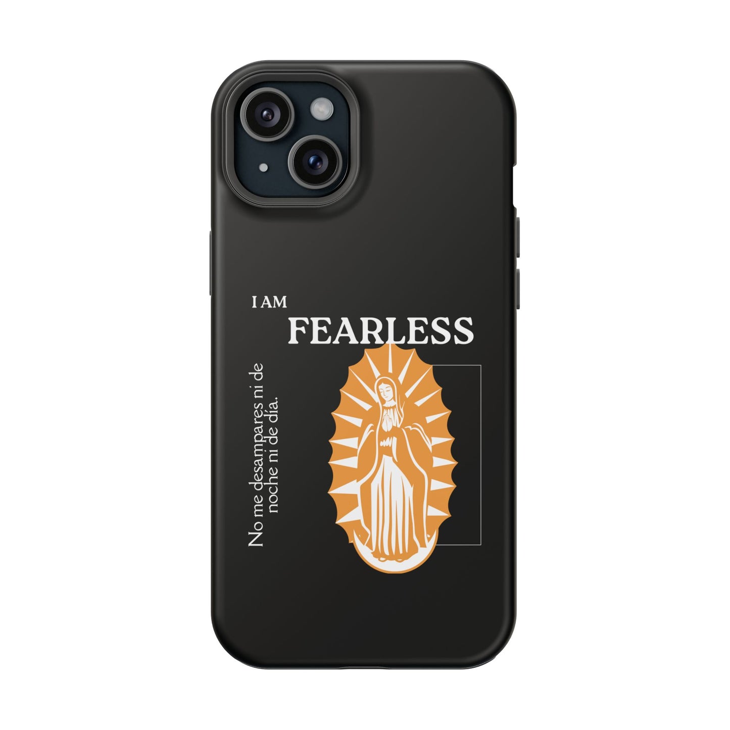 Fearless Impact-Resistant Phone Case, Protective Cover, Inspirational Gift, Unique Design, Motivational Cell Phone Case