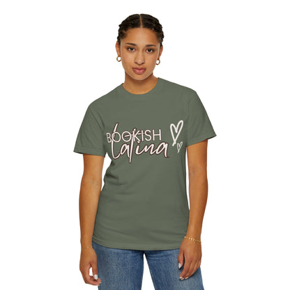Bookish Latina Unisex T-Shirt- with hearts design