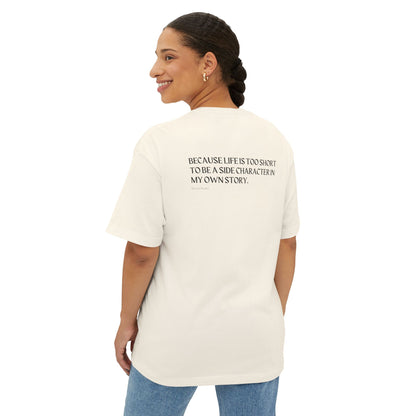 Main Character Manifesto: Latina TShirt Unisex Oversized Boxy