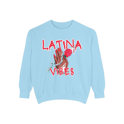 Garment-Dyed Sweatshirt - Latina Vibes