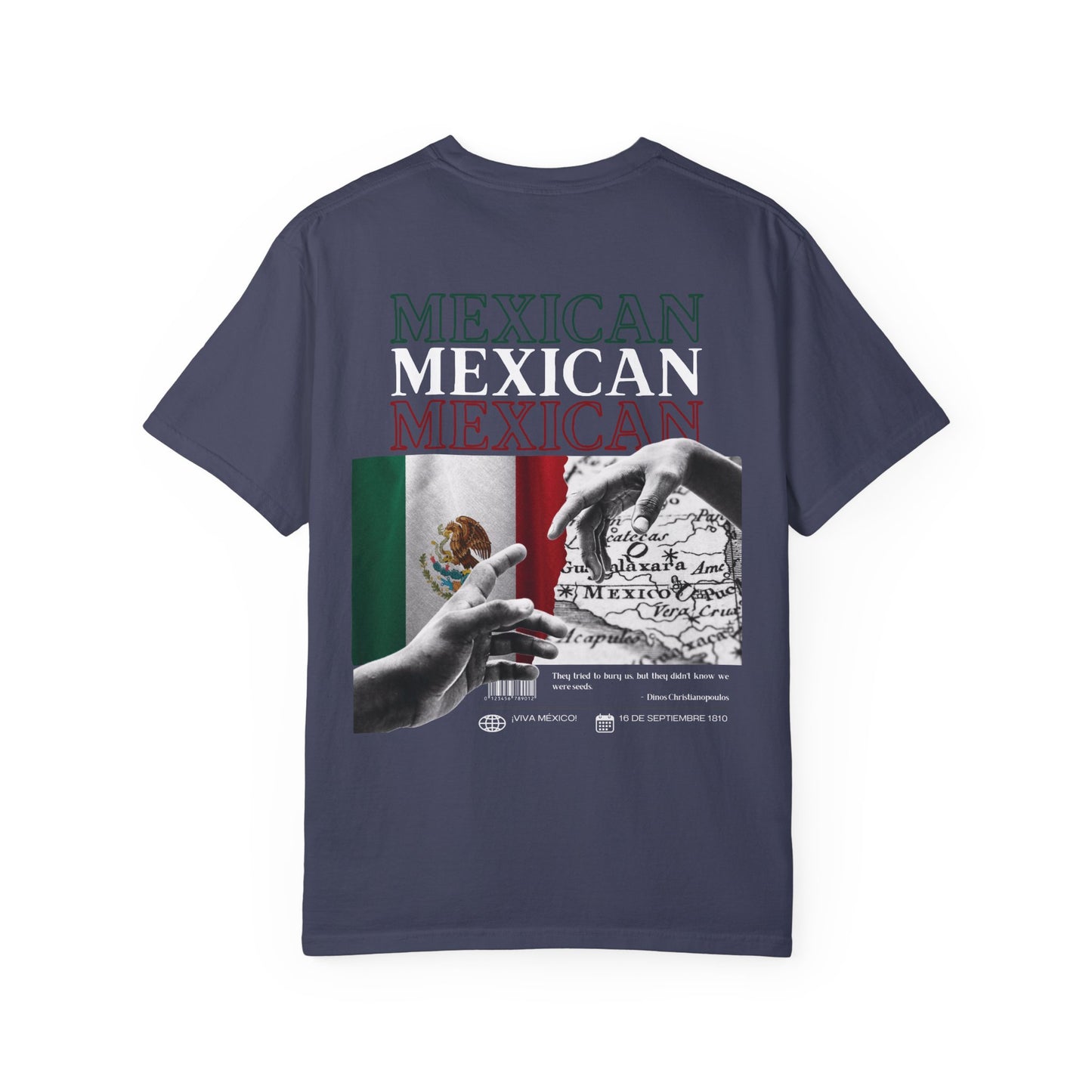 Mexican Flag Unisex T-shirt - Strength and Pride Design