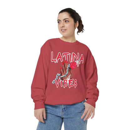 Garment-Dyed Sweatshirt - Latina Vibes