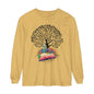 Long Sleeve T-Shirt - Magical Tree with Catrina and Roots Design