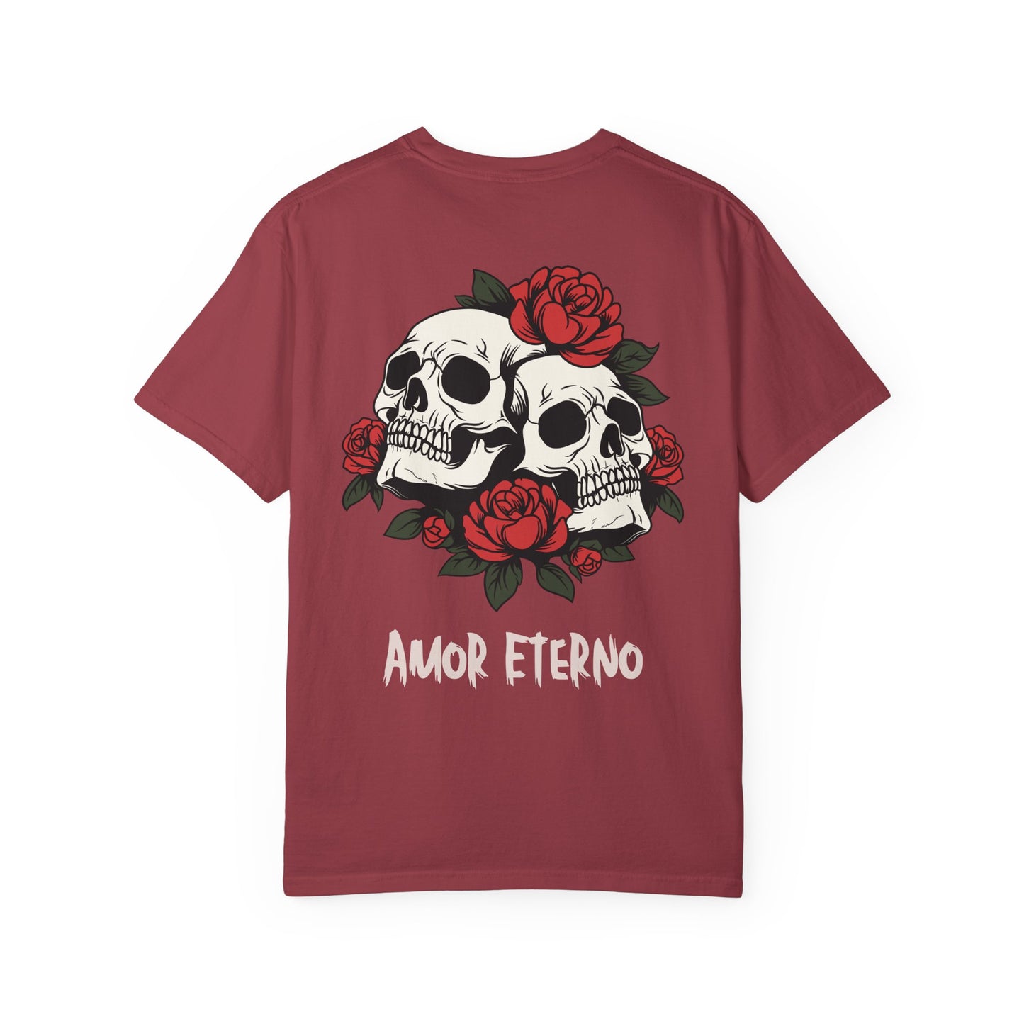 Skull and Roses Tshirt - Amor Eterno Design