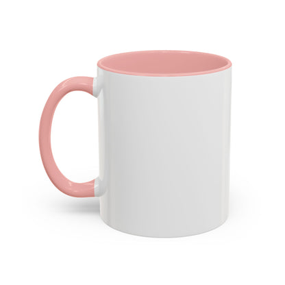 Coffee Mug - Books & Cafecito with Red and Pink Hearts Design
