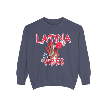 Garment-Dyed Sweatshirt - Latina Vibes