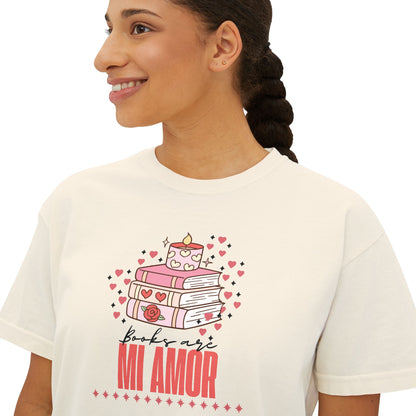 Books Are Mi Amor Boxy Tee