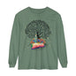 Long Sleeve T-Shirt - Magical Tree with Catrina and Roots Design
