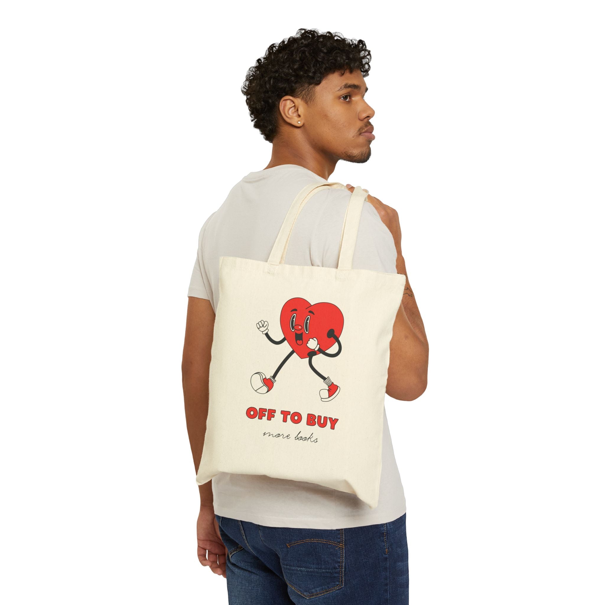 More Books Cotton Canvas Tote Bag