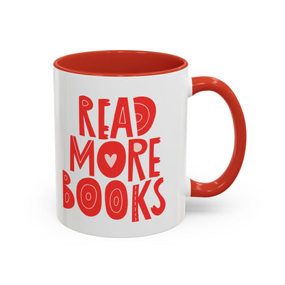 Mug with Heart Design for Book Lovers