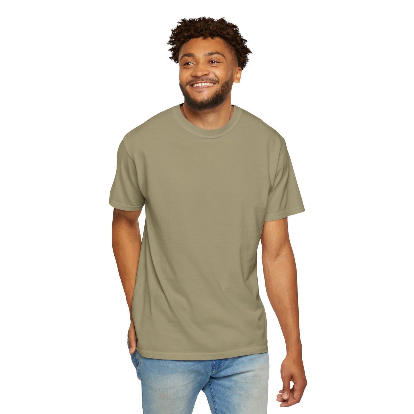 Bookish Latino Garment-Dyed T-shirt with Candles and Books Design