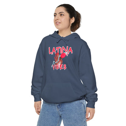 Garment-Dyed Hoodie - Latina Vibes